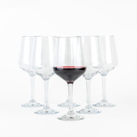 Acrylic Wine Glasses in Clear - Set of 6